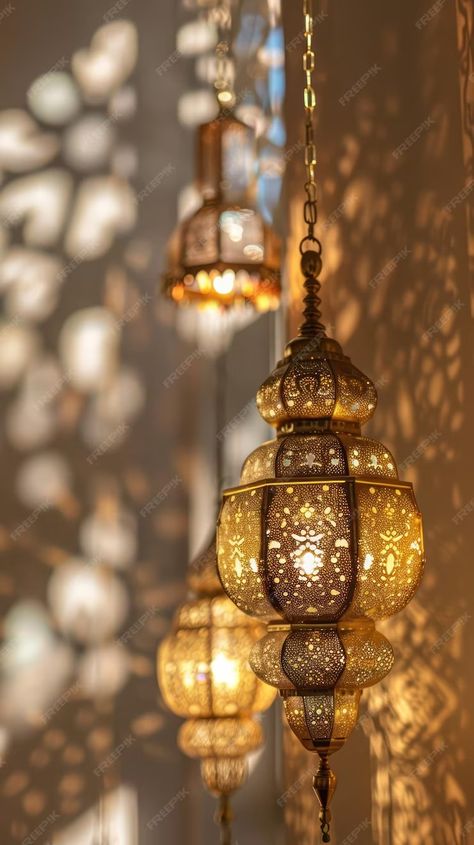 Premium Photo | Golden Lantern on Table In The Style Of Islamic Ramadan Vibes Background Ramadan Aesthetic Photography, Ramadan Vibes Wallpaper, Middle East Pattern, Ramadhan Vibes, Lantern Islamic, Ramadan Aesthetic, Vibes Background, Ethnic Aesthetic, Lantern Aesthetic