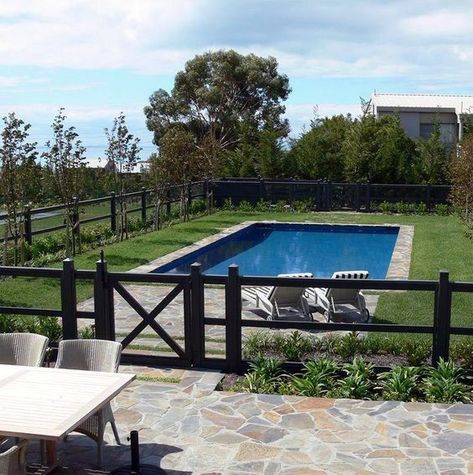 For our ease when swimming in a private pool, we require to add a fence. This can avoid complete strangers and wild animals from going into. Right here is a motivation for wooden pool fence ideas. #poolfence #poolfencelandscapingwroughtiron #woodenpoolfenceideas Pool Fencing Landscaping, Farm Pool, Pool Fence Ideas, Fence Around Pool, Country Pool, Pool Fences, Wooden Pool, Pool Fencing, Rustic Fence