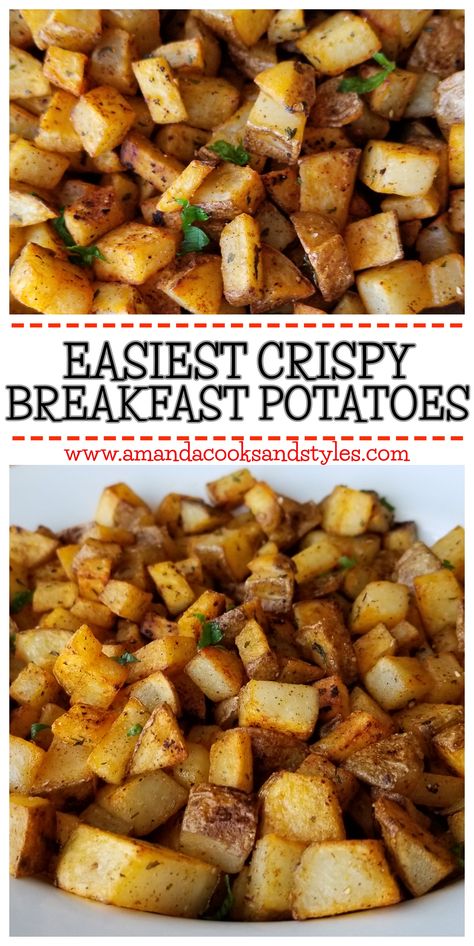 Easy Things To Do With Potatoes, Breakfast Potatoes With Bacon, Quick Potato Breakfast Recipes, Meal Prep Breakfast To Go, American Breakfast Potatoes, Potatoes For Breakfast Burritos, Recipes For Breakfast Potatoes, Freezer Breakfast Potatoes, Fresh Potato Breakfast Casserole