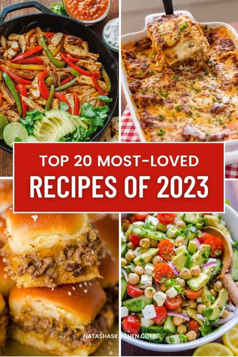 These are the 20 top-rated, most loved recipes of 2023. There were some surprising trends in this list. I hope you love every recipe you try! Over The Top Recipes, Most Loved Recipes, Top Copycat Recipes, Highly Rated Recipes, Top 10 Recipes On Pinterest, Friday Dinner Ideas Restaurant Copycat Recipes, Highly Rated Dinner Recipes, Top Rated Recipes On Pinterest, Highest Rated Dinner Recipes