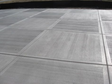 Brushed Concrete Patio, Brushed Concrete, Concrete Patio Ideas, Concrete Backyard, Cement Patio, Concrete Patio Designs, Concrete Patios, Concrete Finishes, Driveway Ideas