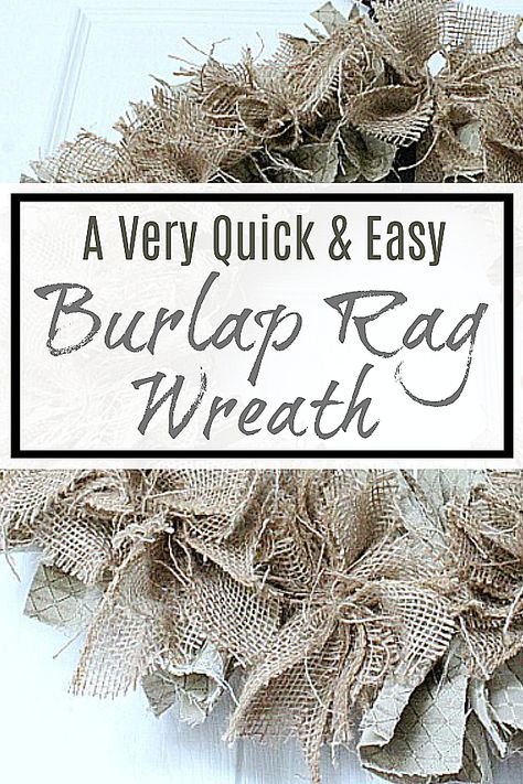 Coastal Rag Wreath, Dollar Tree Infinity Love Wreath Form, Farmhouse Wreath Diy, Burlap Flower Tutorial, Rag Wreath Tutorial, Pool Noodle Wreath, Easy Burlap Wreath, Easiest Burlap, Rag Wreaths