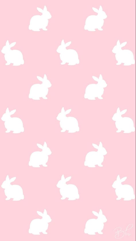 Bunnies Wallpaper Iphone, April Flowers Wallpaper, Pink Easter Background, Bunnies Wallpaper Aesthetic, Cute Easter Wallpaper Iphone, Pink Easter Aesthetic, Pink Rabbit Aesthetic, Easter Backgrounds Aesthetic, Bunny Aesthetic Wallpaper