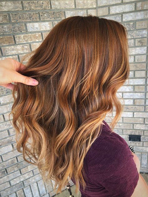 #redhead #balayage subtle balayage Copper Balayage Subtle, Subtle Balayage Redhead, Natural Redhead With Highlights Copper, Partial Balayage Strawberry Blonde, Subtle Highlights For Auburn Hair, Natural Auburn Balayage, Natural Redhead Balayage Copper Hair, Honey Copper Hair Balayage, Subtle Auburn Balayage