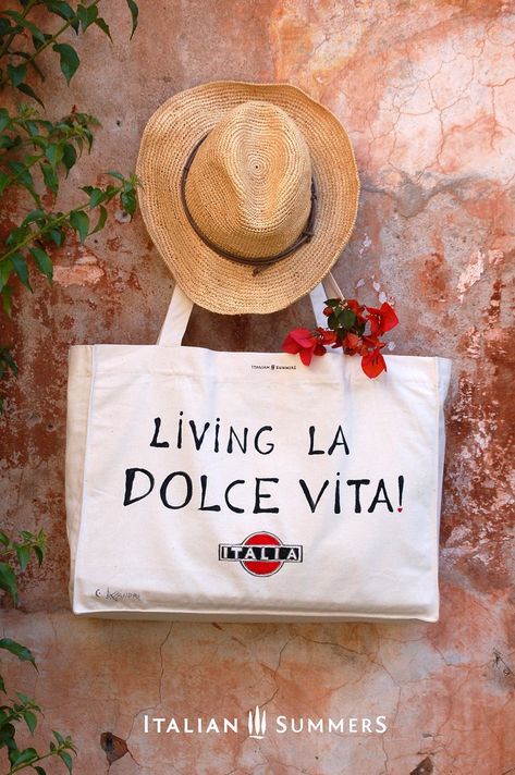 Living La Dolce Vita, Italian Chic, Italian Gifts, Summer In Italy, Dolce Far Niente, Italian Lifestyle, Italian Vacation, Italian Bags, Italy Aesthetic