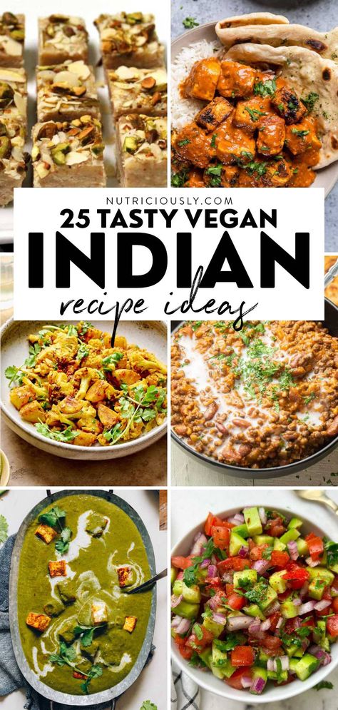 24 Flavorful Vegan Indian Recipes 2 Tofu Masala, Whole Food Plant Based Recipes, Sweet Lassi, Indian Food Catering, Vegetarian Asian, Vegan Indian Recipes, Curry Recipes Indian, Vegan Asian, Vegetarian Indian