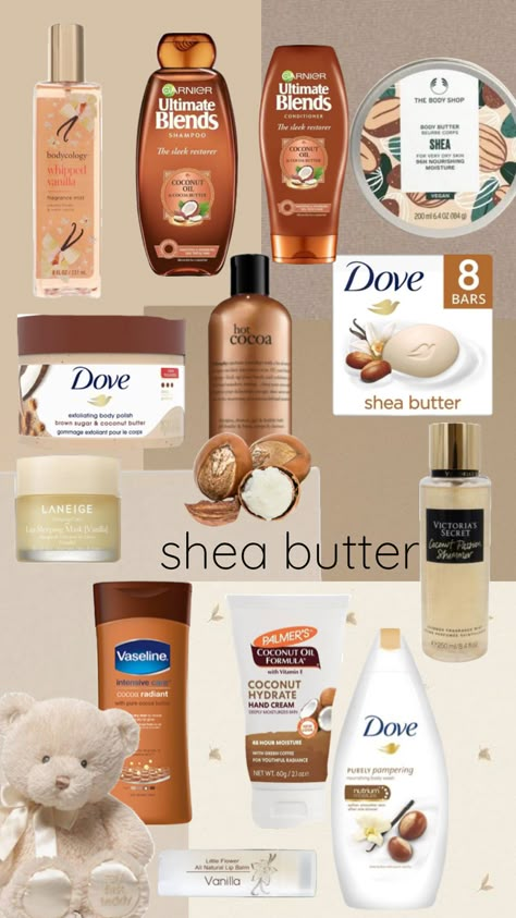 Shea Butter Scents, Vanilla Shea Butter, Cocoa Butter Scent Combo, Coco Butter Scent Combos, Shea Butter And Coconut Oil Body Butter, Shea Butter Perfume, How To Smell Like Shea Butter, Best Body Oil To Smell Good, Coco Butter Aesthetic