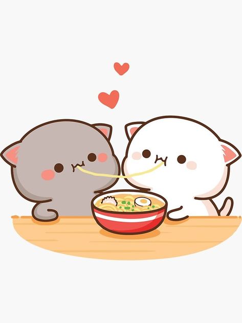 Peach and Goma Mochi Cat Eating Ramen Sticker by misoshop in 2022 | Cute animal drawings kawaii, Cute kawaii drawings, Wallpaper iphone cute Kawaii Drawings Wallpaper, Drawings Wallpaper, Ramen Sticker, Cat Eating Ramen, Peach And Goma, Mochi Cat, Eating Ramen, Cat Eating, Cute Animal Drawings Kawaii