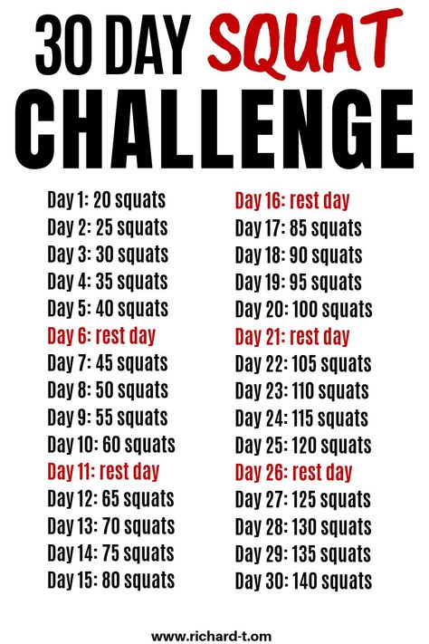 The best 30 day squat challenge that ll get your butt, legs and core extremely strong!! This squat challenge is a great challenge for anyone to take! #squat #challenge #squatchallenge #fitness #getfit 30 Day Squat, 30 Day Squat Challenge, Core Challenge, Month Workout, Resep Diet, Squat Challenge, 30 Day Fitness, Trening Fitness, 30 Day Workout Challenge