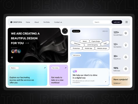 Bento Design Resign : The Ultimate UI/UX Trend :: Behance Bento Ui Design Website, Bento Website Design, Bento Design Ui, Bento Ui Design, Bento Web Design, Bento Design, Ui Ux Trends, Ux Trends, Ui Design Trends