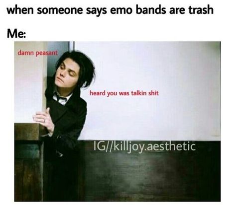 My Chemical Romance Memes, Emo Band Memes, Emo Vampire, Emo Things, Mcr Memes, Emo Quartet, Emo Phase, Emo Band, Emo Memes