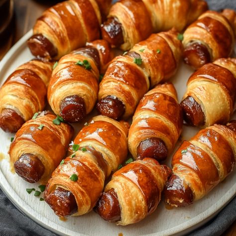 Easy Glazed Pigs in a Blanket Best recipes on 2024-2025 Pretzel Wrapped Smokies, Franks In A Blanket, Pig N Blanket Recipe, Pigs In A Blanket For A Crowd, Pigs In A Blanket Recipe With Bacon, Gf Pigs In A Blanket, Sauce For Pigs In A Blanket, Bacon Wrapped Pigs In A Blanket, Little Pigs In A Blanket