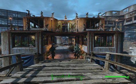 Fallout 4 Sanctuary Ideas, Fallout 4 Settlement Builds, Fallout 4 Sanctuary Build, Fallout 4 Settlement Ideas Sanctuary, Fo4 Settlements, Character Design School, Fallout 4 Sanctuary, Fallout Artwork, Fallout Four