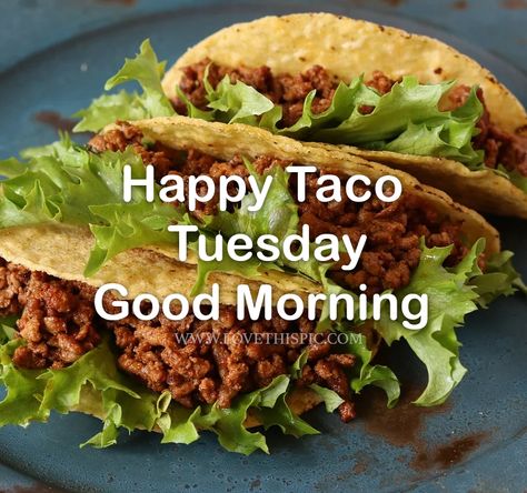 Happy Taco Tuesday Funny, Taco Tuesday Humor, Taco Tuesday Quotes, Happy Taco Tuesday, Good Morning Gif Images, Taco Tuesday Recipes, Happy Taco, Door Dash, Taco Love