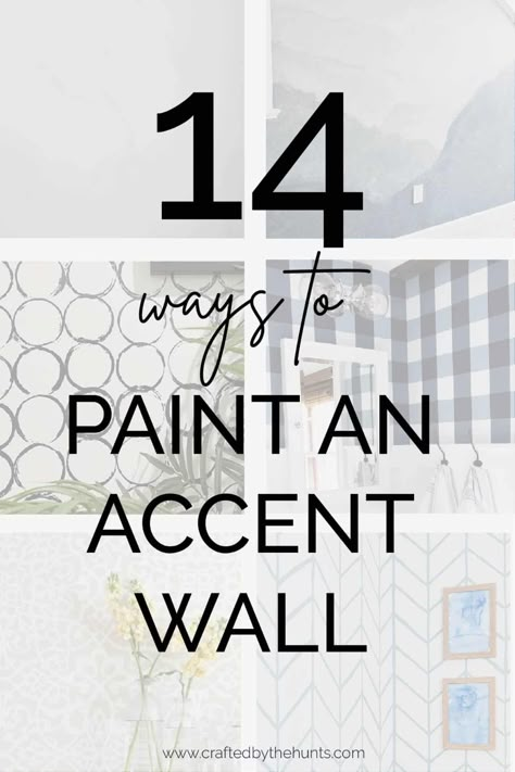 14 Wall Painting Ideas You Have To Try While Staying at Home Accent Wall Office Paint, Accent Painting Ideas, New Wall Painting Ideas, Accent Wall Painting Designs, Wall Patterns With Paint Bedroom, Painting Part Of A Wall, Painted Wall Treatments, Painted Wall Patterns Diy, Diy Laundry Room Accent Wall