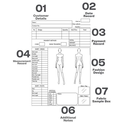 Hi all...this template is available for sale. It will improve your sewing project's record and it offers a better filling system. This template comes in 5 different body template which are women body template, men body template, girl body template, boy body template and plus size body template. You can enjoy drawing and sketching your fashion design besides other datas of your project. Sewing Planner Printable, Planner Sewing, Body Templates, Sewing Planner, Record Organizer, Boy Body, Sewing Measurements, Body Template, Workbook Template