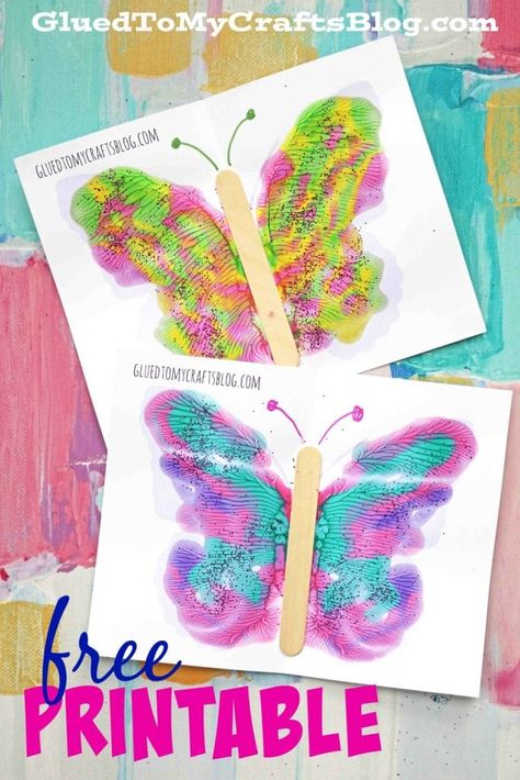 Butterflies Activities, Preschool Spring, Paint Splats, Spring Preschool, Butterfly Kids, Spring Kids, Summer Crafts For Kids, Spring Crafts For Kids, Kid Craft