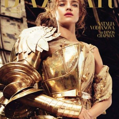 Harper's Bazaar UK December 2010 Cover | Natalia Vodianova by Michelangelo di Battista Spirit Fanfic, Yennefer Of Vengerberg, Vox Machina, Natalia Vodianova, Joan Of Arc, Princess Of Power, Fantasy Aesthetic, Throne Of Glass, Critical Role