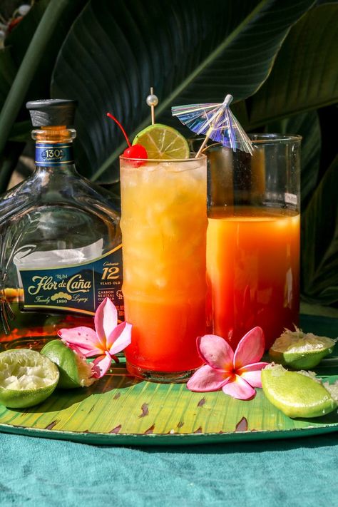 Rum Punch Recipe (Caribbean Inspired Cocktail) - Grilled Cheese Social Christmas Cocktail Ideas, Holiday Punch Recipes, Caribbean Cocktails, Ice Cream Float Recipes, Cocktails Thanksgiving, Rum Punch Recipe, Holiday Punch Recipe, Ice Cream Float, Rum Punch Recipes