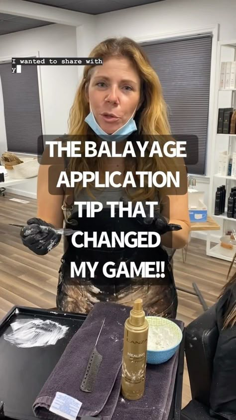 SALLY LEMMO♥️HAIR COLOR AND PLACEMENT EDUCATOR | DO YOU EVER HAVE SPOTTING WHEN YOU DO BALAYAGE???? UNEVEN SPOTS??? NOT BLENDED ENOUGH??? This tip I’m sharing with you right here… | Instagram Partial Foil Vs Balayage, Dimensional Balayage Placement, At Home Baylage Hair, Sectioning Hair For Balayage, Balayage How To Step By Step, Ponytail Balayage Technique, T Section Balayage, Bayalage Foil Placement, Brush On Highlights Hair Diy