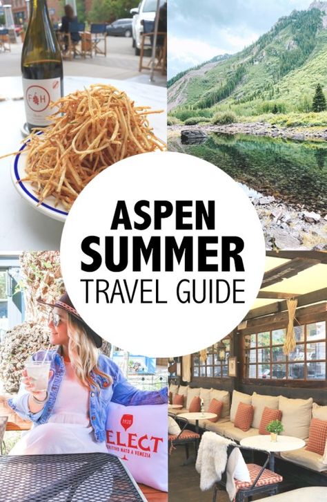 Aspen In Summer, Summer Aspen Outfits, Aspen Bachelorette Party Summer, Aspen Summer Outfits, Aspen Colorado Summer, Colorado Summer Outfits, Aspen Restaurants, Aspen Aesthetic, Aspen Colorado Winter