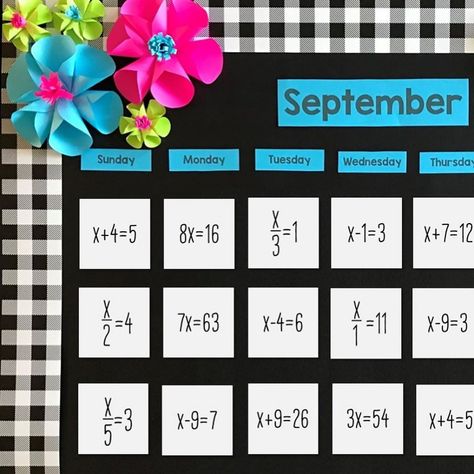 Rachael, Rise over Run on Instagram: “A math calendar... one way to make math a part of every day! 💚💗💚 How some teachers use a math calendar: 💚Talk about the daily problem as a…” Math Calendar, Bitmoji Classroom, Calendar Math, Lightweight Puffer Jacket, Mathematical Equations, Classroom Birthday, Calendar Poster, Teacher Toolbox, Math Projects