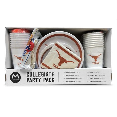 Longhorn Birthday Party, Texas Longhorn Birthday Party, University Of Texas Graduation Party, Ut Austin Graduation Party Ideas, Longhorn Party Ideas, Texas University Longhorns, Longhorn Party, Texas Party, Football Watch Party