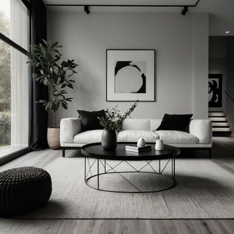 Achromatic Room, Condo Color Schemes, Living Room Monochrome, Monochrome Interior Design, Light Aesthetic Room, Monochromatic Living Room, Tattoo Front, Light Aesthetic Room Decor, Rug Tattoo