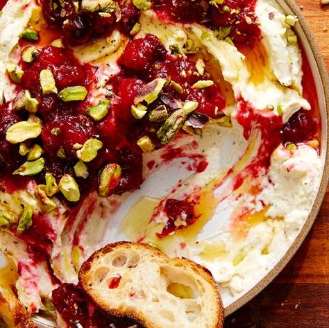 Cranberries With Whipped Feta, Dip Recipes Party, Delish Cranberry Whipped Feta Dip, Thanksgiving Whipped Feta Dip, Thanksgiving Whipped Feta, Whipped Cranberry Feta Cheese Dip, Whipped Feta Dip Thanksgiving, Whipped Feta Thanksgiving, Cranberry Whipped Feta Dip Delish