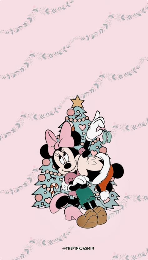 Christmas Disney Background, Pink Disney Christmas Wallpaper, Christmas Disneyland Wallpaper, Christmas Disney Wallpaper Aesthetic, Minnie Christmas Wallpaper, Christmas Disney Wallpaper Iphone, Christmas Phone Wallpaper Disney, Disney Christmas Iphone Wallpaper, Christmas Mickey Mouse Wallpaper