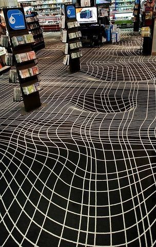 Floor in a game store in Paris--it is actually completely flat!   http://imgur.com/yFPjl Paris Video, 웃긴 사진, Game Store, Jolie Photo, Carpet Design, Semarang, Floor Design, Op Art, Book Store