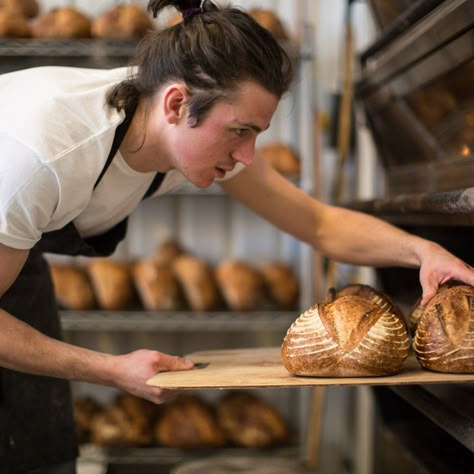 Three brilliant bread recipes to make at home | British GQ Bread Photography Ideas, Bread Making Aesthetic, Bakery Photography, Baker Photography, Bread Shop, Freshly Baked Bread, Bread Baker, Baked Bread, Soda Bread