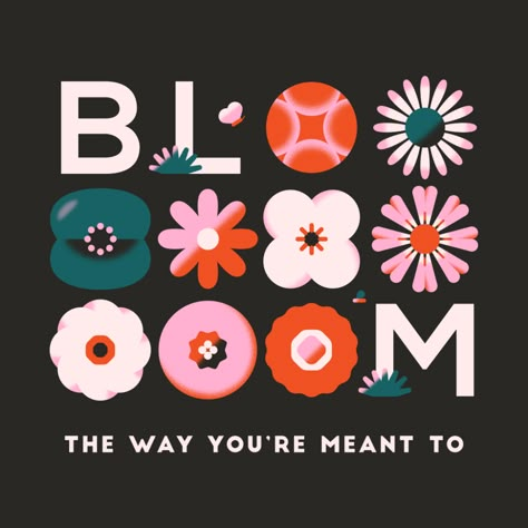 Elen Winata, Flower Symbol, Graphic Design Inspo, Flower Graphic, Graphic Design Fun, Post Instagram, Flower Illustration, Graphic Design Posters, Graphic Poster