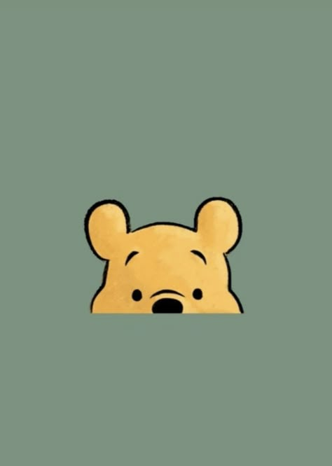 Winnie The Pooh Watch Face, Green Disney Wallpaper, Watch Face Ideas, Winnie The Pooh Face, Winnie The Pooh Wallpaper, Pooh Wallpaper, Cool Easy Drawings, Yoda Wallpaper, Pooh Pictures