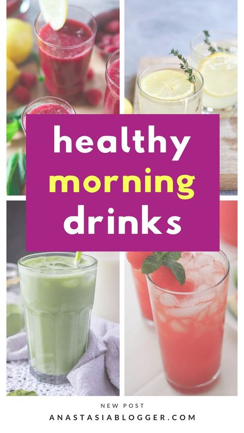 Start your day off right by providing your body with a healthy surge of nutrients to keep you alert and nourished all day. As a result, here are simple and healthy morning drinks you'll love! Morning Drink Ideas, What To Drink In The Morning, Morning Drinks Healthy, Best Morning Drink, Morning Drink Recipes, Summer Party Food Ideas, Morning Beverages, Healthy Morning Drinks, Breakfast Drinks Healthy