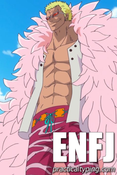 Unofficial MBTI typing of Doflamingo from One Piece as an ENFJ Anime Personality, Anime Mbti, Don Quixote Doflamingo, One Piece Doflamingo, Don·quixote Doflamingo, Doflamingo Wallpaper, Heavenly Demon, Busy Man, Buff Men