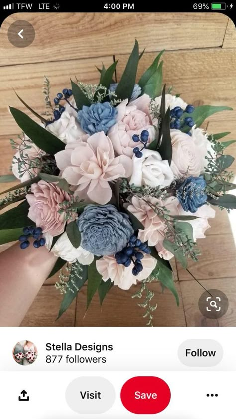 Blue And Pink Bouquet, Pink And Blue Bouquet, Blue And Blush Wedding, Wedding Theme Color Schemes, Blush Bouquet Wedding, Dark Blue Wedding, Dusty Pink Weddings, Mauve Wedding, Pink Wedding Theme