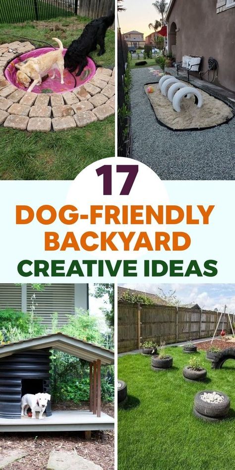 17 Dog-Friendly Backyard Ideas Pet Friendly Backyard, Outdoor Dog Area, Backyard Dog Area, Dog Play Area, Dog Friendly Garden, Cozy Setup, Dog Friendly Backyard, Dog Backyard, Play Zone