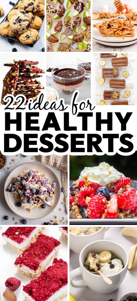 Quick Healthy Desserts – Here you will find some fan-favorite healthy desserts that are sure to satisfy your sweet tooth. These quick and easy healthy treats are perfect for the whole family. Healthy snacks, healthy dessert recipes, healthy treats, healthy sweets. Desserts That Are Healthy, Sweet But Healthy Desserts, Simple Healthy Sweet Treats, Healthy And Easy Dessert Recipes, Whole Food Recipes Dessert, Healthy Gut Desserts, Sweets That Are Healthy, Healthy Homemade Treats, Desserts On A Diet