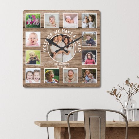 the 10 best diy clocks on amazon :
https://quentinuce24.systeme.io/fd441fc6
link in the bio Wall Art Collages, 12 Photo Collage, Wall Art Photos, Picture Clock, Modern Wall Clocks, Photo Collage Wall, Photo Clock, Square Clocks, Rustic Wood Wall Art