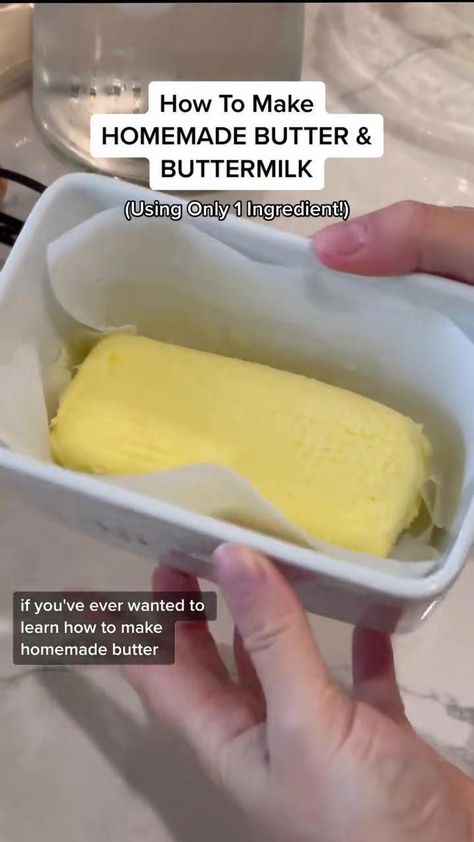 #DairyinWorldCuisine Butter From Scratch, Butter Recipes Homemade, Diy Butter, From Scratch Recipes, Butter Making, Homemade Pantry, Scratch Recipes, Making Butter, Homemade Condiments