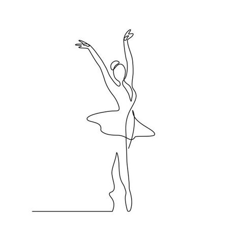 Line Art Ballerina, Art Abstrait Ligne, Ballet Drawings, 심플한 그림, Single Line Drawing, Ballet Art, Continuous Line Drawing, Drawing Style, Line Art Design