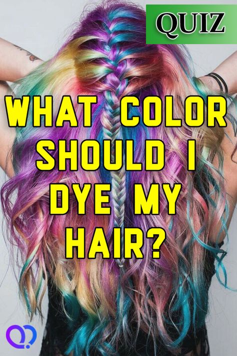 What Color Should You Dye The Hair? This quiz might help! #haircolor #quiz Hair Tip Color Ideas, How To Know What Hair Colour Suits You, What Color To Dye Your Hair, Colors That Look Good On Blondes, Perfect Hair Color For Skin Tone Quiz, What Hair Color Goes With Green Eyes, Hair Color Meaning, Dyeing Hair Ideas, Atomic Turquoise Hair