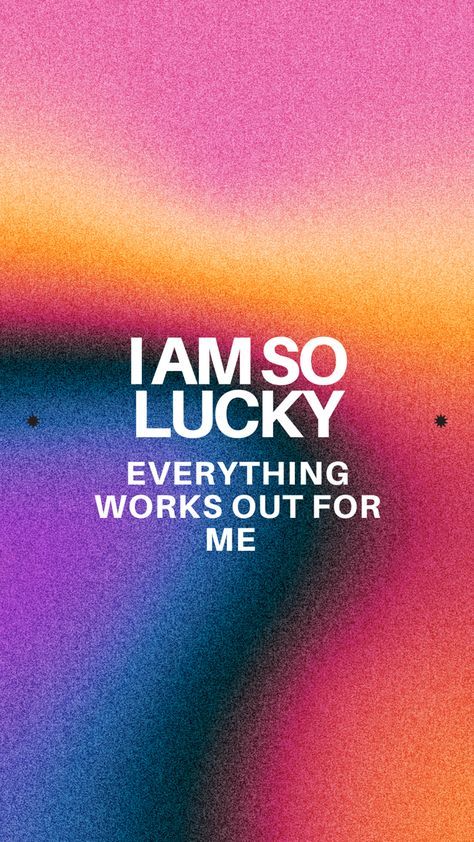 Everything Works Out For Me, I Am So Lucky, Vie Motivation, Vision Board Affirmations, Vision Board Manifestation, Manifestation Board, Self Love Affirmations, Happy Words, Vision Board 2023