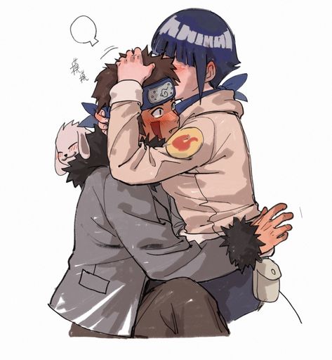 Naruto Ships Fanart, Kiba X Hinata, Team 8 Naruto, Kiba And Akamaru, Kiba Inuzuka, Hinata Harem, Naruto Couples, Team 8, Animation Sketches