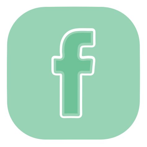 Mint Green Icons For Apps, Fb Icon, Fb Logo, Mint App, Facebook Green, Mint Green Wallpaper Iphone, Mint Logo, Facebook Logo, Mint Green Wallpaper