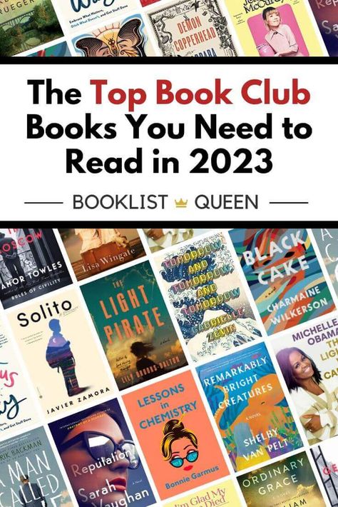 Book Club 2023, Books For 2023, Book Club Recommendations, Best Book Club Books, Best Fiction Books, Book 2023, Book Club Reads, Book Club Ideas, Books 2023