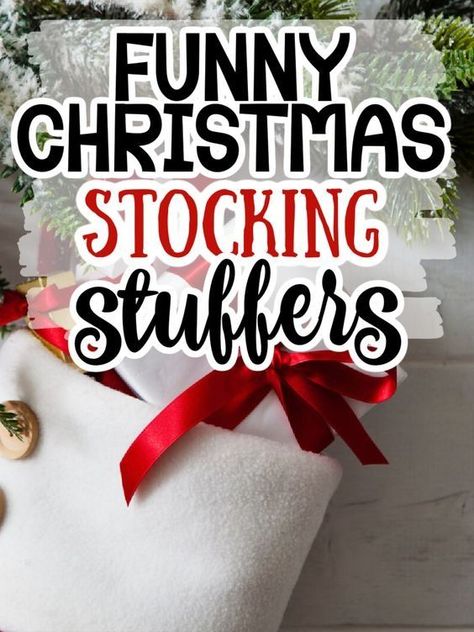 Run out of stocking stuffer ideas for Christmas? Take a loot at 50+ cheap stocking stuffers for everyone that they'll actually want! Funny Christmas Stocking, Christmas Stockings Ideas, Christmas Stocking Stuffer Ideas, Cheap Stocking Stuffers, Funny Stocking Stuffers, Christmas Stocking Ideas, Law Christmas, Meaningful Christmas, Stocking Ideas