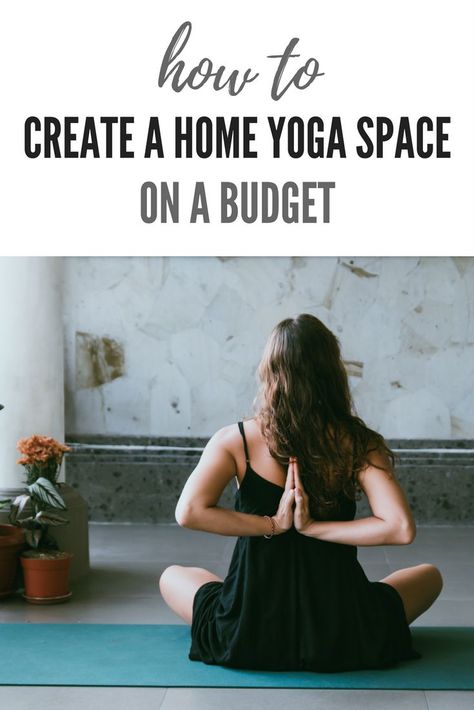 How to create a home yoga space on a budget. A dedicated home yoga room will allow you to continue your yoga practice at home. Read about the best yoga apps, yoga props and learn other home yoga tips. Best Yoga Apps, Home Yoga Space, Stretching Workout, Yoga Spaces At Home, Home Yoga Studio, Home Yoga Room, Beginner Poses, Fertility Yoga, Basic Yoga Poses