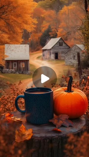 Fall Tea, Autumn Tea, Seasons Of The Year, Live Wallpapers, Fall Vibes, After Effects, Autumn Leaves, Hot Chocolate, Photoshop